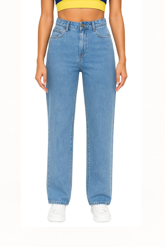 Solvyn Signature Arctic Blue Straight Fit Denim