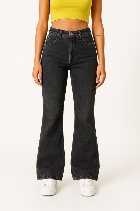Solvyn’s Signature Charcoal Luxe Bellbottom