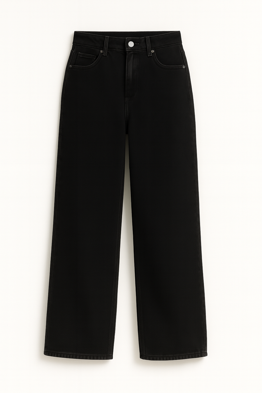 Solvyn Signature Eclipse Black Straight Fit Denim